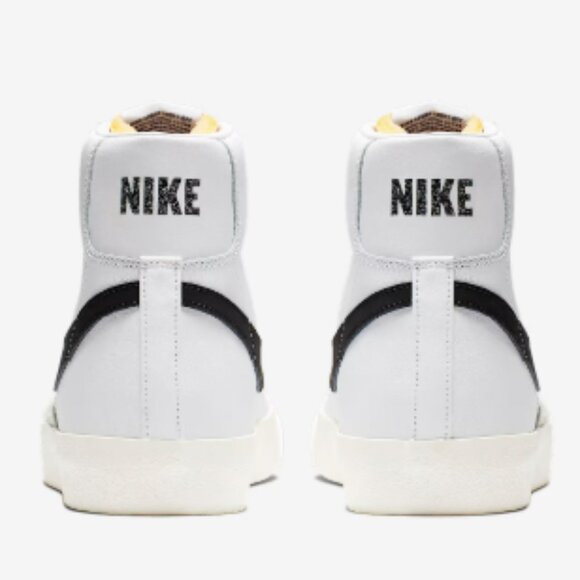 Nike Blazer Mid '77 Vintage Sneakers Athletic Gym Shoe Black White size 8.5 W - Picture 4 of 14